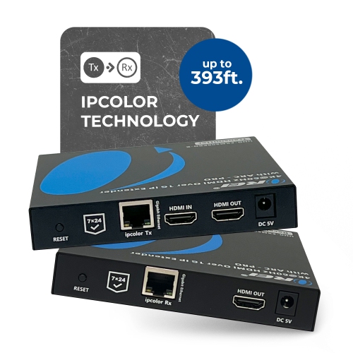 OREI 4K@60Hz HDMI Over 1G IP Extender with ARC-PRO