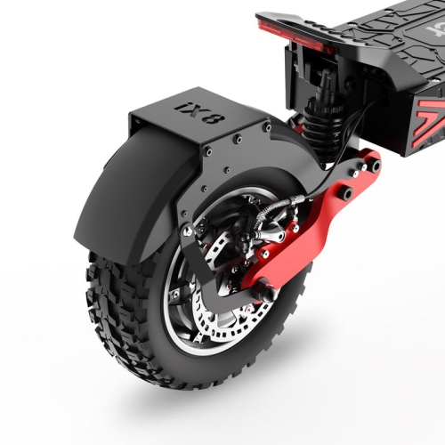 iScooter ix8 Folding Electric Scooter(2400W Motor/70KM Range/ 61KM/H Top Speed/12"Off - Road Solid Tires/Dual front & rear suspension/APP Controller)
