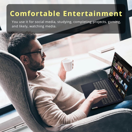 Open Box - Lenovo IdeaPad 3i 15.6" FHD Touchscreen Laptop, Intel i5-1155G7, 512GB PCIe SSD, 8GB RAM, Intel Iris Xe Graphics, HD Webcam, Dolby Audio,