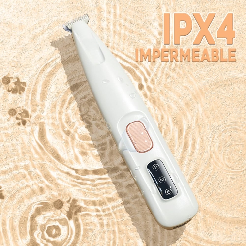 Tondeuse électrique pour pattes de chien, tondeuse pour pattes d'animaux avec lampe LED, tondeuse rechargeable à faible bruit pour poils d'animaux