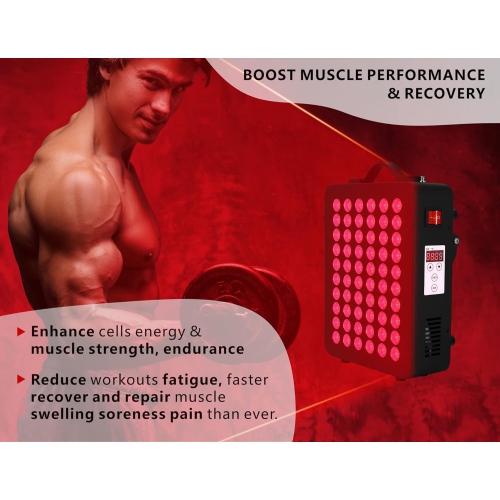 Red Light Therapy Panel,Home Use Infrared Red Light Therapy Lamp for Body with Stand,660nm & 850nm Near Infrared Led Red Light Therapy Beauty Lamp