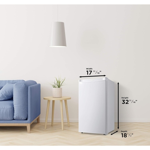 Danby Designer 3.2 Cu. Ft. Compact Refrigerator, White