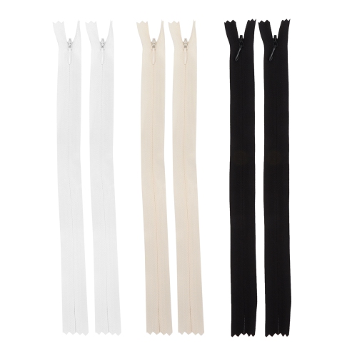 Image 1 of 9.. Invisible Zipper Durable Smooth Opening Closing Dress Accessories for Sewing Coats Jacket DIY Garment Bags