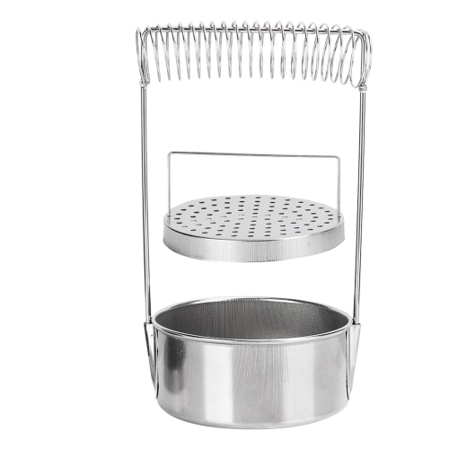 Nettoyant pour lave-glace à brosse en acier inoxydable, peinture à l'huile, porte-baril de lavage droit