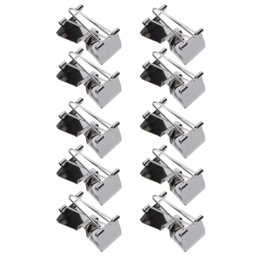 10pcs Pince métallique Pince de séparation en acier inoxydable Fournitures d'art stable portatives pour cadre de peinture à l'huile