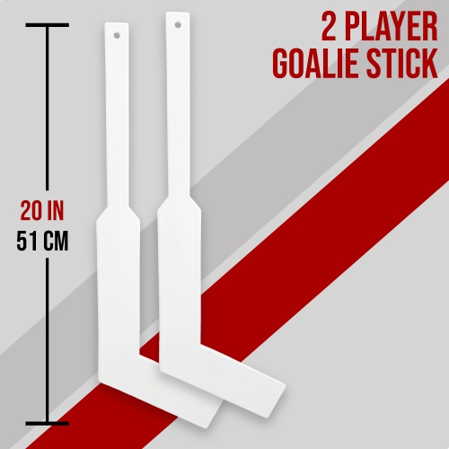 Mini bâton de gardien de but de hockey de PRISP - Bâton de hockey au genou de 20&nbsp;po en plastique pour gardien de but; Cadeau de sport pour