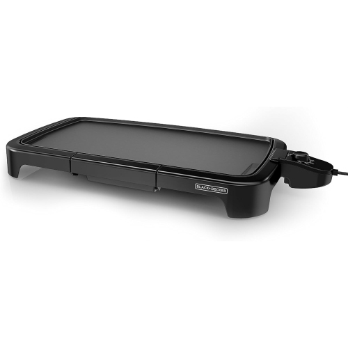 Plaque chauffante électrique de la famille Gight 2011&nbsp;B DE BLACK+DECKER – Noir