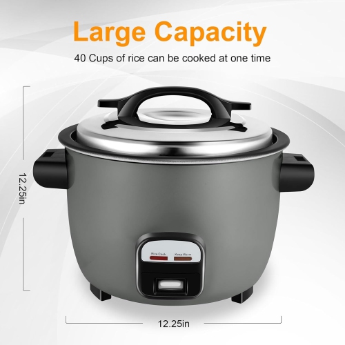 40 Cups Commercial Rice Cooker/Warmer