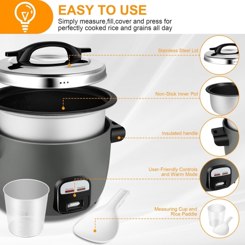 40 Cups Commercial Rice Cooker/Warmer