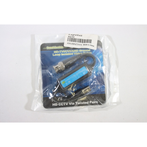 Refurbished - HD-TVI/CVI/AHD Ground Loop Isolator – Interference Reduction for CCTV