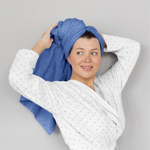 Ensemble de grandes serviettes de bain Canadian Linen Imperial Premium, 27�x 54� , paq. 4, très douce serviette en coton très absorbante, légère,