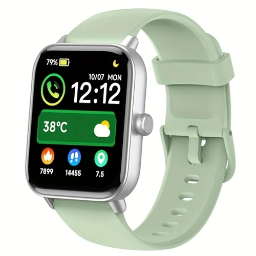 Montre intelligente pour hommes et femmes avec appels sans fil, alertes SMS, 100 modes de sport, cage de bouteille d'eau en alliage et capteur de