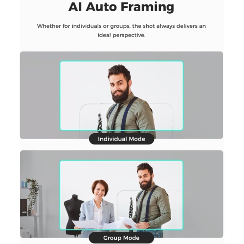 OBSBOT Meet SE 1080P 100FPS Webcam for PC, AI Framing Streaming Camera with 1/2.8" Sensor, Beauty Mode, Gesture Control, Staggered HDR, Web Camera