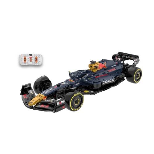 Rastar – Ensemble de voiture de construction télécommandée Oracle Red Bull Racing 19 à échelle 1:8 – 2464 pièces, voiture de sport de collection