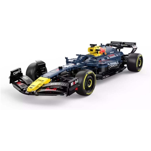 Rastar – Ensemble de voiture de construction télécommandée Oracle Red Bull Racing 19 à échelle 1:8 – 2464 pièces, voiture de sport de collection