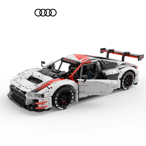 Rastar 1:8 Scale Audi R8 LMS GT3 Remote Control Model Building Car Set - 3314 Piece, Collectible Sports Car