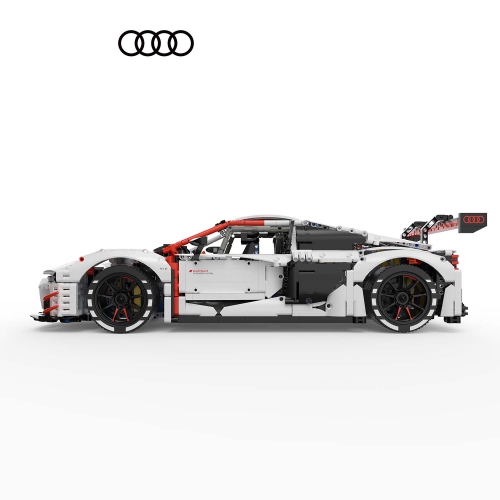 Rastar 1:8 Scale Audi R8 LMS GT3 Remote Control Model Building Car Set - 3314 Piece, Collectible Sports Car