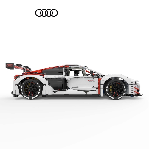 Rastar 1:8 Scale Audi R8 LMS GT3 Remote Control Model Building Car Set - 3314 Piece, Collectible Sports Car