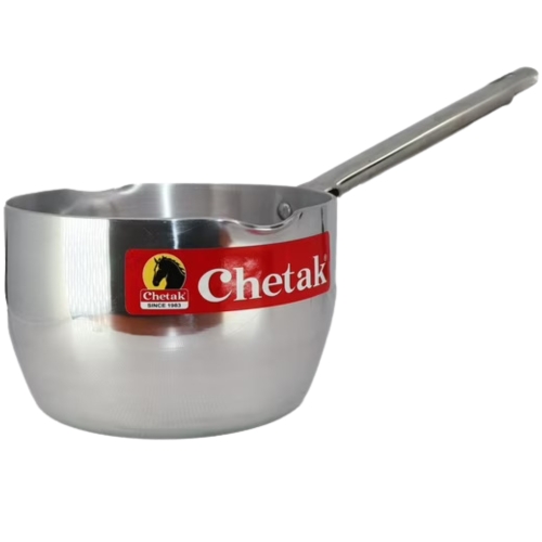 Image 1 of 3.. Chetak Aluminium Heavy Duty Milk Pan, Sauce Pan, 16 cm