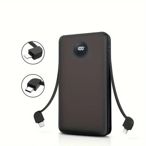 True Wireless Earbuds, 10000mAh Power Bank, Portable Speaker with 24W Stereo Sound & RGB Lights