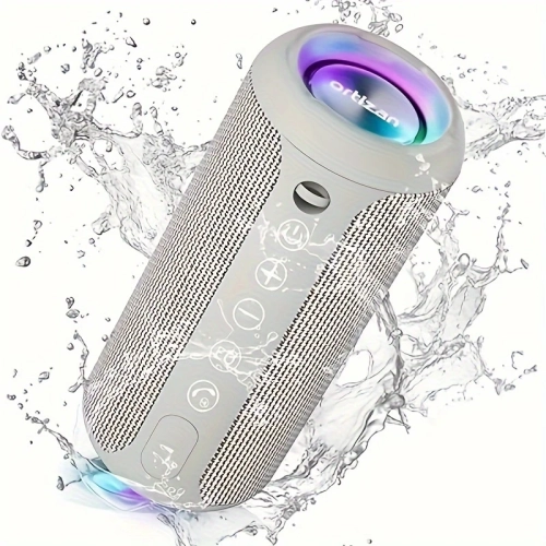 True Wireless Earbuds, 10000mAh Power Bank, Portable Speaker with 24W Stereo Sound & RGB Lights