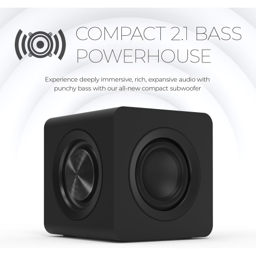 Creative Pebble X Plus 2.1 USB-C Computer Speakers with Subwoofer and Customizable RGB Lighting, Bluetooth 5.3, USB Audio, Up to 15W RMS Power