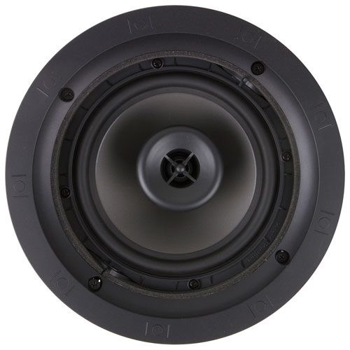 Haut-parleur encastrable au plafond de 6,5 po, 200 W CDT2650CII de Klipsch - Unité - Blanc
