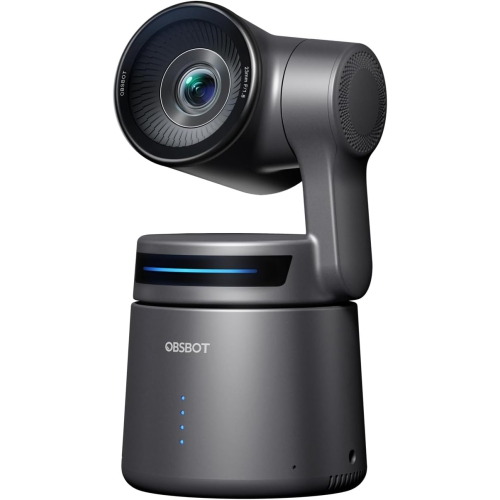 OBSBOT Tail Air 4K AI Streaming Camera with PTZ, NDI Support, Gesture Control, and Multi-Device Connectivity
