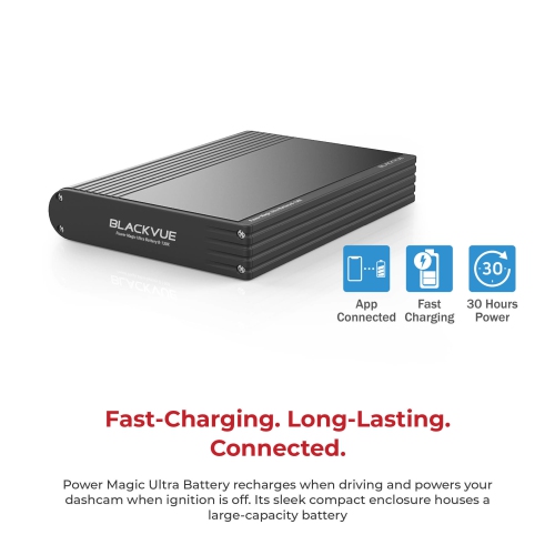 Refurbished - BlackVue B-130X Power Magic Ultra Dashcam Battery Pack | 7,500mAh/96Wh