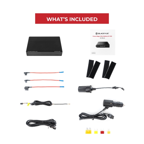 Refurbished - BlackVue B-130X Power Magic Ultra Dashcam Battery Pack | 7,500mAh/96Wh