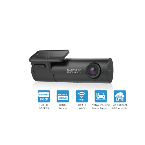 BlackVue DR590X-1CH with 32GB microSD Card | Simple Full HD Wi-Fi Dashcam, 60 Frames Per Second, Parking Mode Support (Kit Included), BlackVue App Support by BLACKVUE - Refurbished condition - Image 4