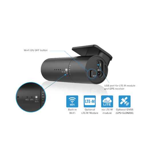 BlackVue DR590X-1CH with 32GB microSD Card | Simple Full HD Wi-Fi Dashcam, 60 Frames Per Second, Parking Mode Support (Kit Included), BlackVue App Support by BLACKVUE - Refurbished condition - Image 5