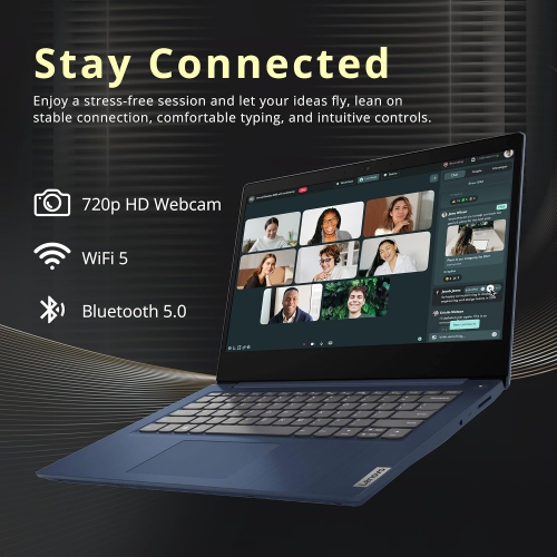 Open Box - Lenovo IdeaPad 3 14" Full HD Laptop, AMD Ryzen 3 3250U, 1TB SSD, 8GB DDR4 RAM, AMD Radeon Graphics, Webcam, HDMI, Wi-Fi, Windows 10, Abyss