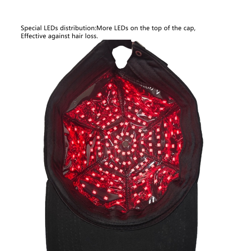 Casquette de croissance des cheveux laser, thérapie à la lumière rouge