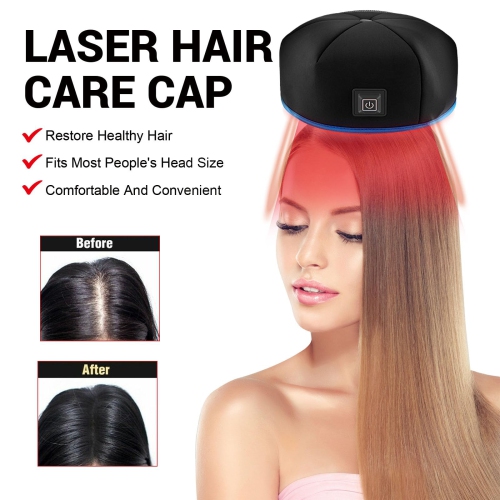 120 Bouchon de luminothérapie rouge LED Anti-perte de cheveux Le capuchon de luminothérapie infrarouge active les follicules pileux pour favoriser la
