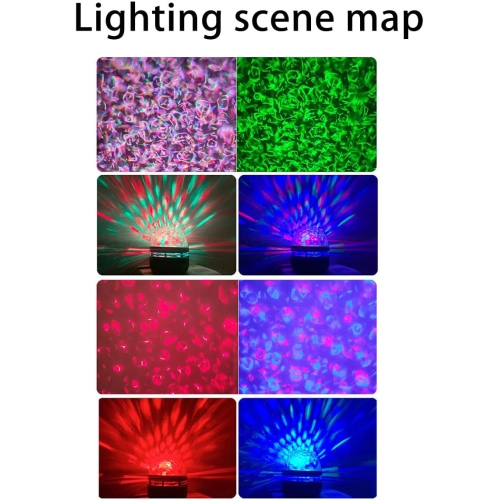 Aurora Borealis Light Projector, 2 in 1 Northern Lights and Ocean Wave Projector , Dual Projection Lampshade