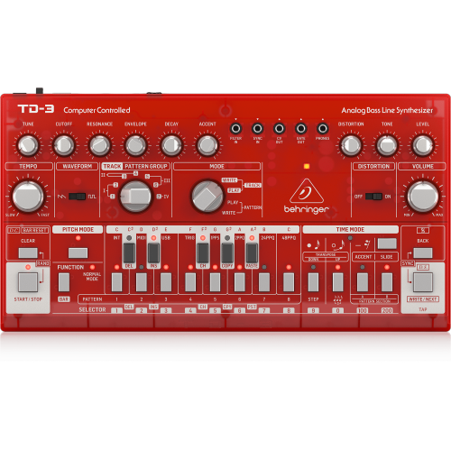 Image 1 de 4.. Synthétiseur analogique de ligne de basse TD-3-SB de Behringer