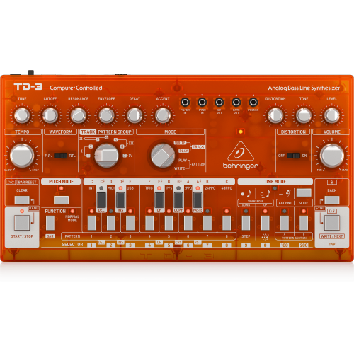 Image 1 de 4.. Synthétiseur analogique de ligne de basse TD-3-TG de Behringer