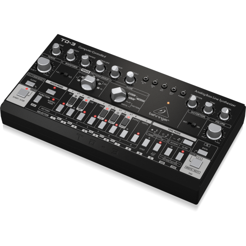 Image 4 of 4.. Behringer TD-3-BK Analog Bass Line Synthesizer - Black