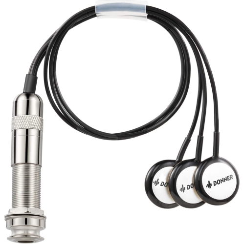 Micro de guitare acoustique de Donner, micros de guitare DSS-3, transducteur de son Pure Seeker pour micro de guitare Ukulélé Mandolin de Cello Banjo