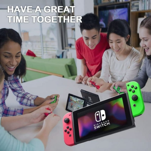 Compatible avec les consoles Nintendo Switch/Lite/DELO, les manettes Switch prennent en charge le réveil/capture d'écran/contrôle des mouvements, pas