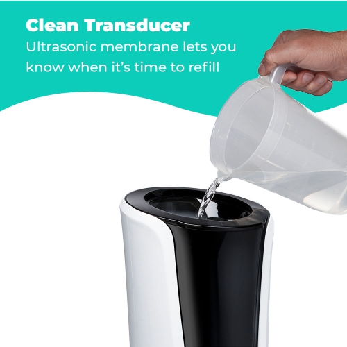 HoMedics Top Fill Warm & Cool Mist Ultrasonic Humidifier