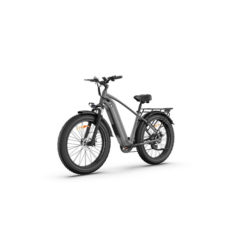 Delorean DM220 Electric City Bike (500W Motor / 55km Range / 32.2km/h Top Speed) - Black