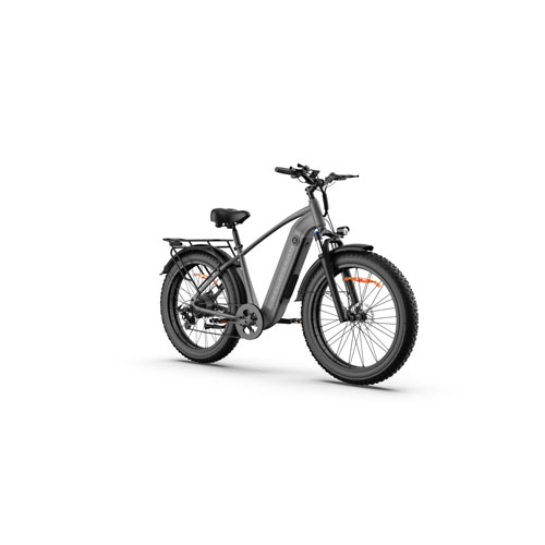 Delorean DM220 Electric City Bike (500W Motor / 55km Range / 32.2km/h Top Speed) - Black