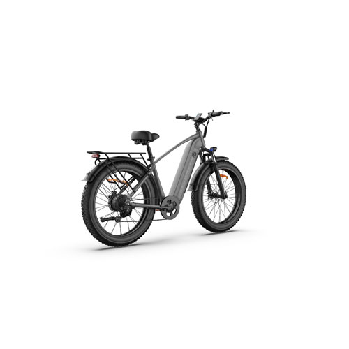 Delorean DM220 Electric City Bike (500W Motor / 55km Range / 32.2km/h Top Speed) - Black