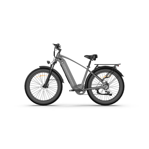 Delorean DM220 Electric City Bike (500W Motor / 55km Range / 32.2km/h Top Speed) - Black