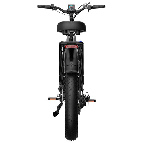 Delorean DM220 Electric City Bike (500W Motor / 55km Range / 32km/h Top Speed) - Dark Grey