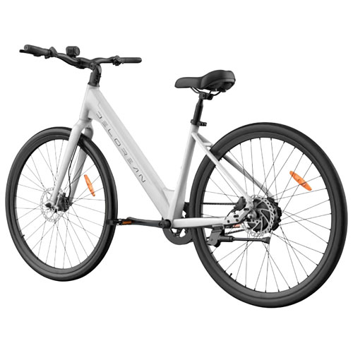 Delorean DM770 Step-Through Electric City Bike (500W Motor / 55km Range / 32km/h Top Speed