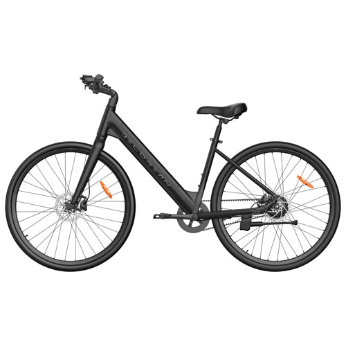 Delorean DM770 Step-Through Electric City Bike - Black