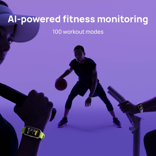 HUAWEI Band 10 Smartwatch with AI-Powered Fitness Monitoring, Pro-Level Sleep Analysis, Emotional Wellbeing, Ultra-Accurate Swimming Data, Compatible
